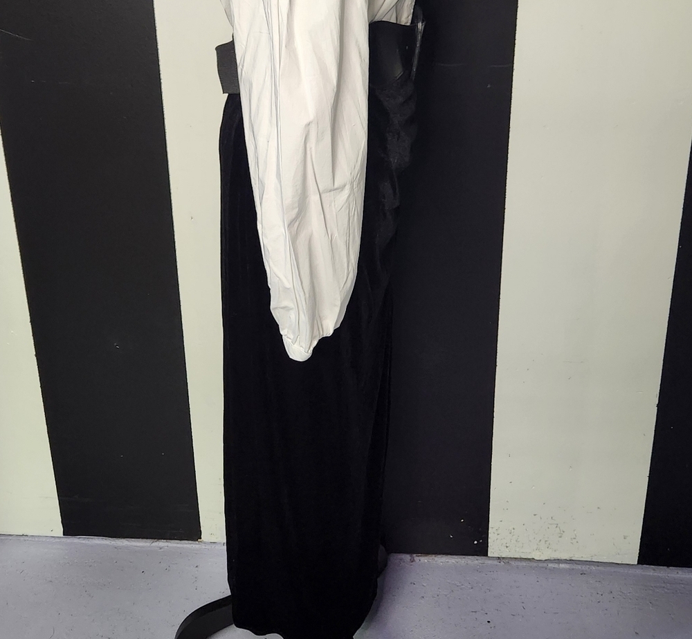 Black Maxi Skirt Velvet - Picture 5 of 6